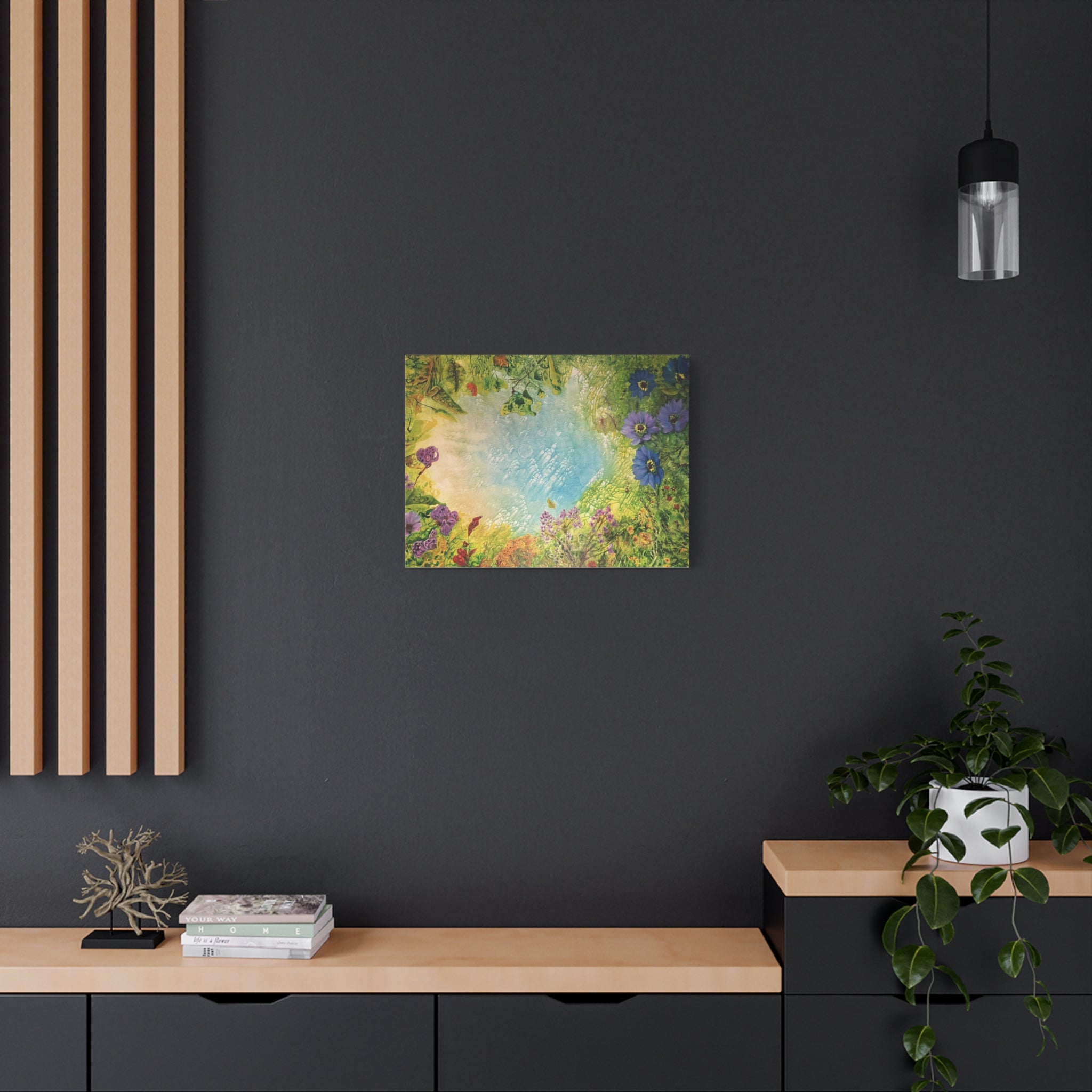The Portal – Naturinspiriertes abstraktes Kunstwerk | Energetische moderne Wandkunst