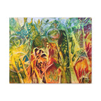 Secret Garden – intuitive Kunst Leinwanddruck | abstrakte Naturformen Kunst