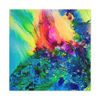The World Is Burning – Expressives abstraktes Gemälde | Moderne transformative Kunst