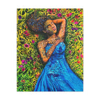 Sleeping Elf – Magical Portrait as a Canvas Print