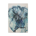 Phoenix – Abstrakter Vogel in Blau | Kraftvolle moderne Kunst | Spiritueller Leinwanddruck | Aufstieg & Erneuerung
