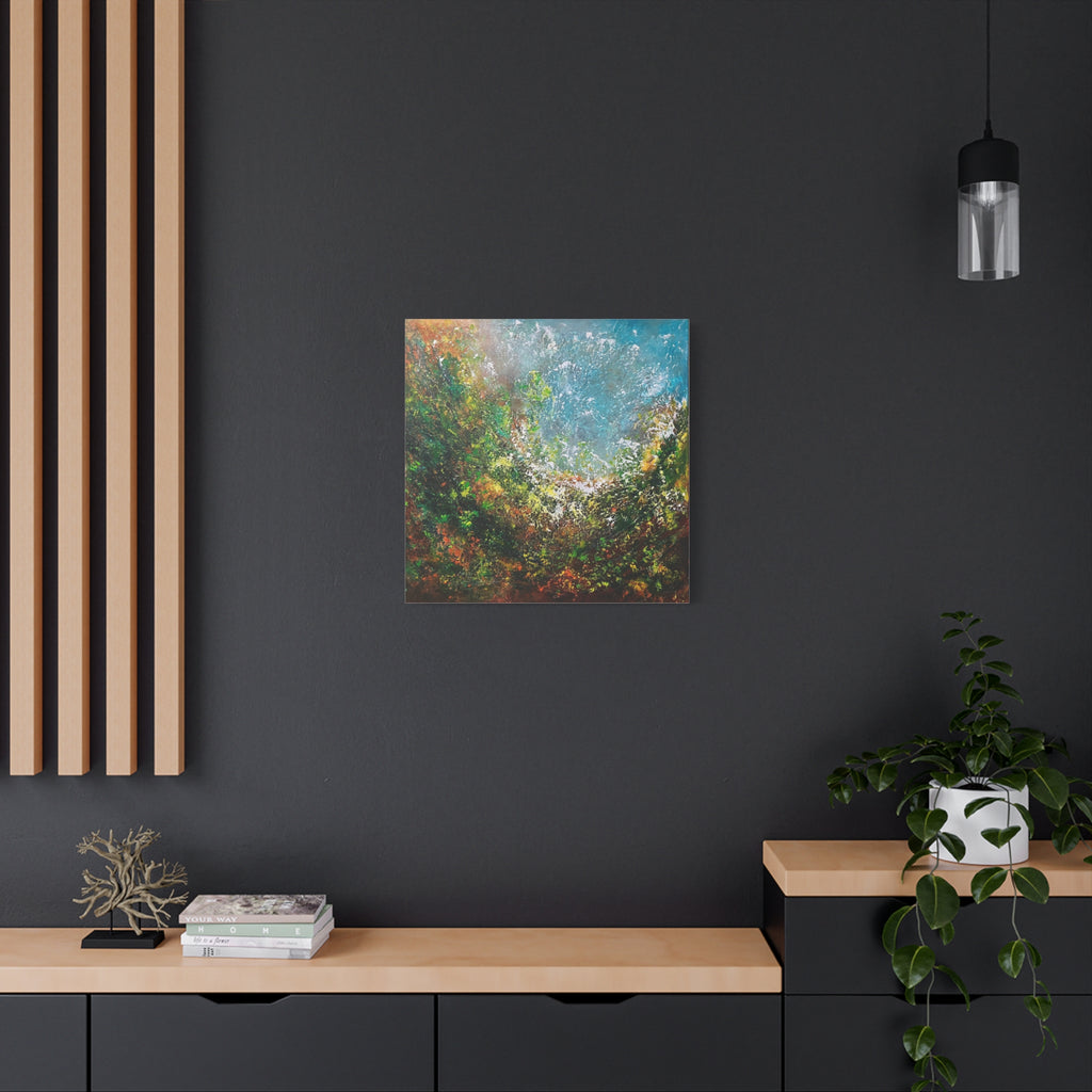 Healing Abstract II – Abstract Canvas Print | Energetic Mixed Media Art in Balance 