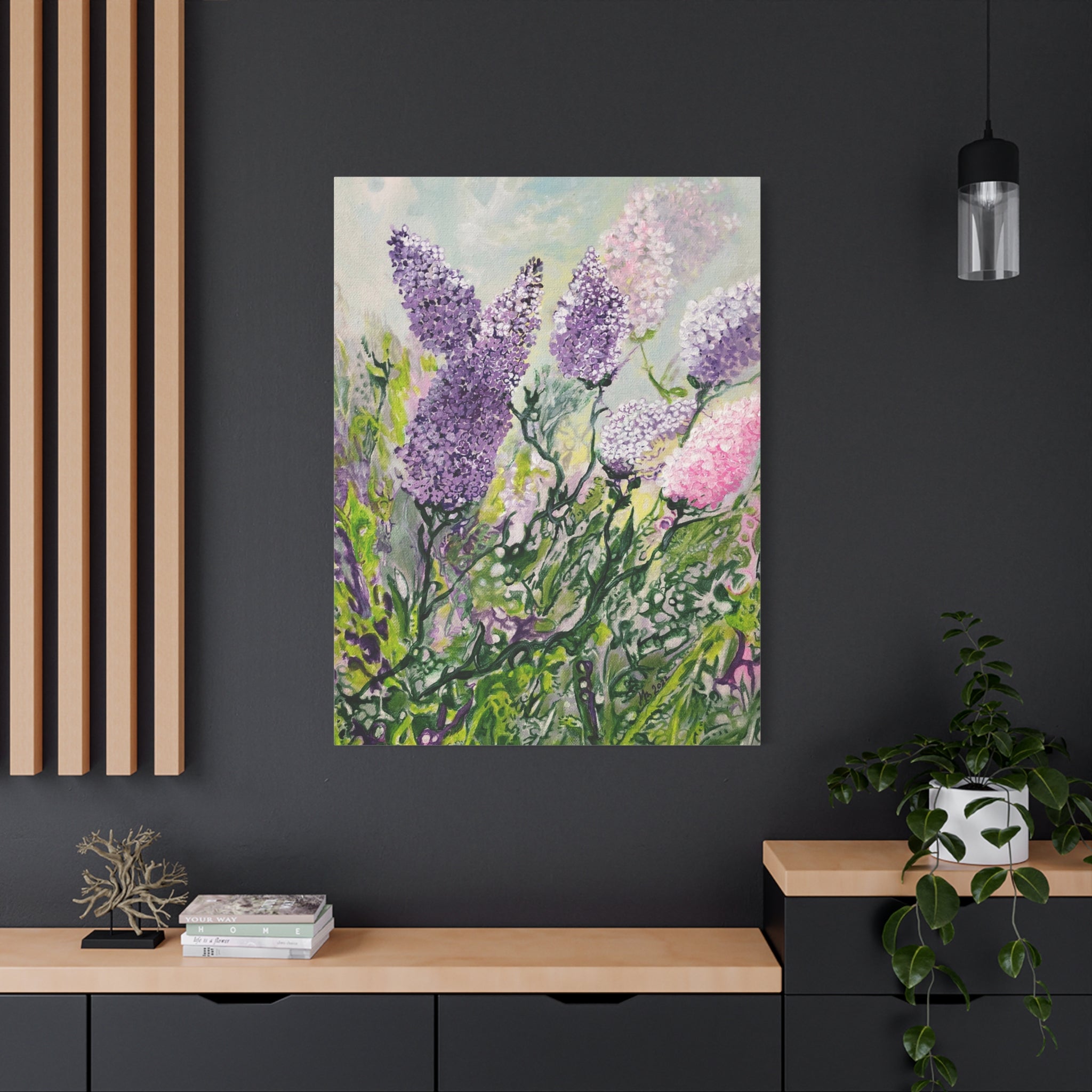 Lilac – Lilac Art Canvas Print