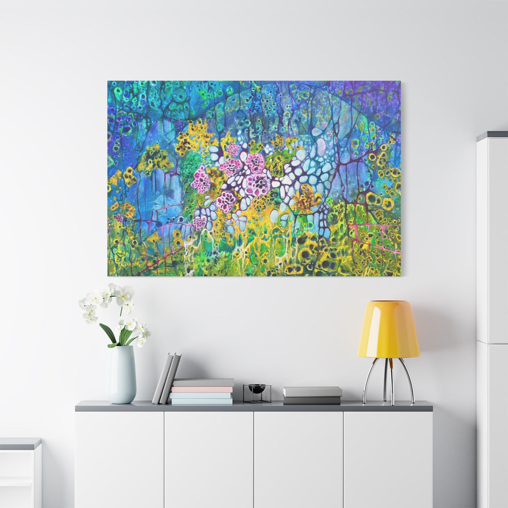 Mikrokosmos der Tiefe – Exklusive Kunst auf Leinwand