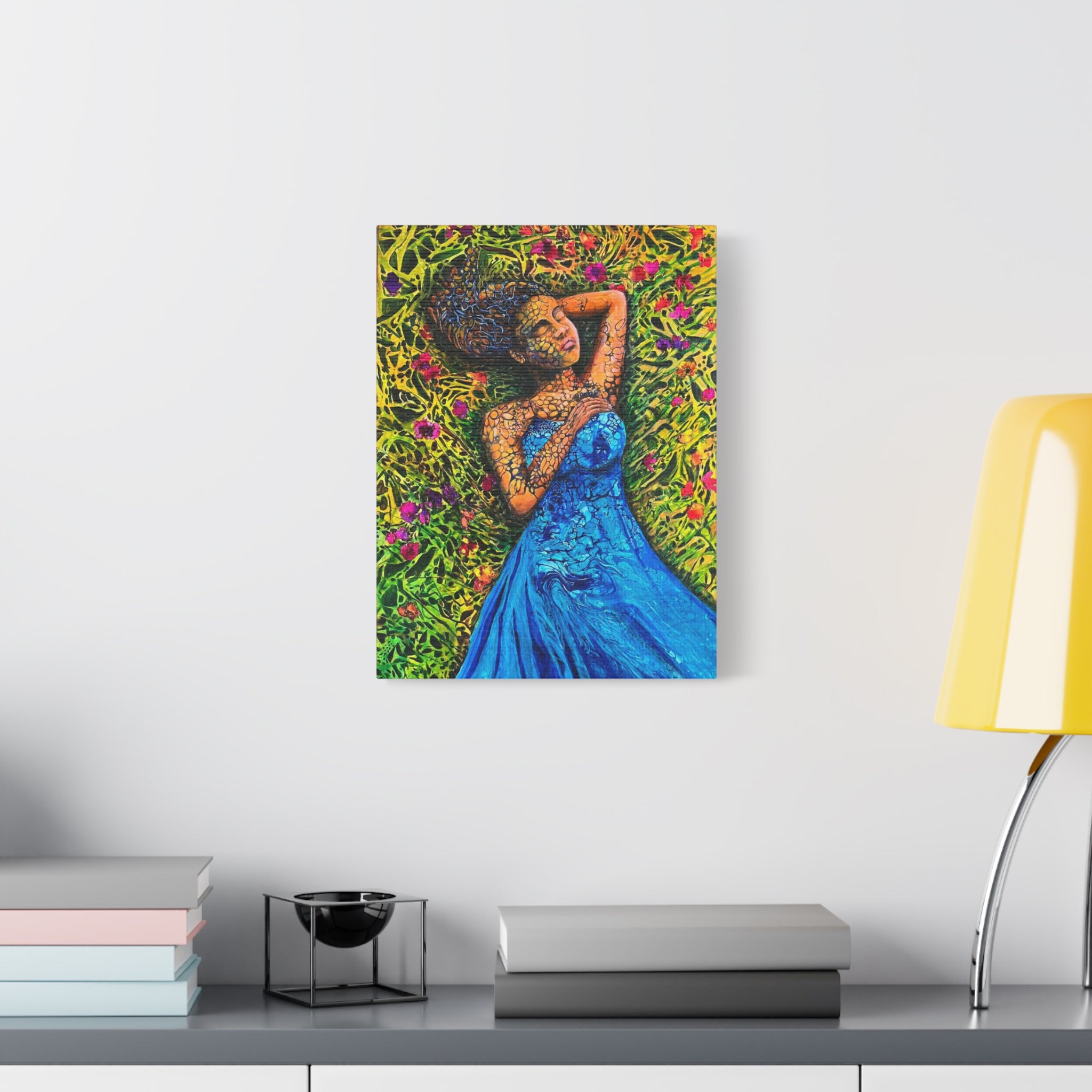 Sleeping Elf – Magical Portrait as a Canvas Print