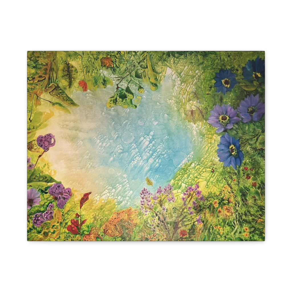 The Portal – Naturinspiriertes abstraktes Kunstwerk | Energetische moderne Wandkunst