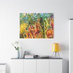 Secret Garden – intuitive Kunst Leinwanddruck | abstrakte Naturformen Kunst