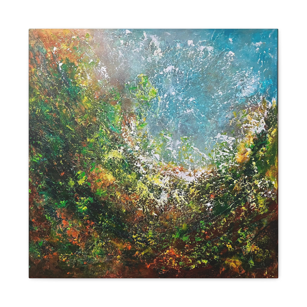 Healing Abstract II – Abstract Canvas Print | Energetic Mixed Media Art in Balance 