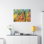 Secret Garden – intuitive Kunst Leinwanddruck | abstrakte Naturformen Kunst
