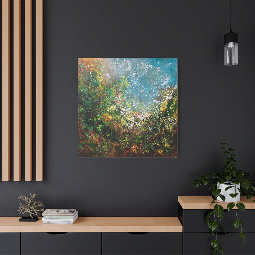 Healing Abstract II – Abstract Canvas Print | Energetic Mixed Media Art in Balance 