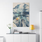 The Pearl – Abstract Woman in Acrylic Pouring Canvas Print |