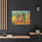 Secret Garden – intuitive Kunst Leinwanddruck | abstrakte Naturformen Kunst