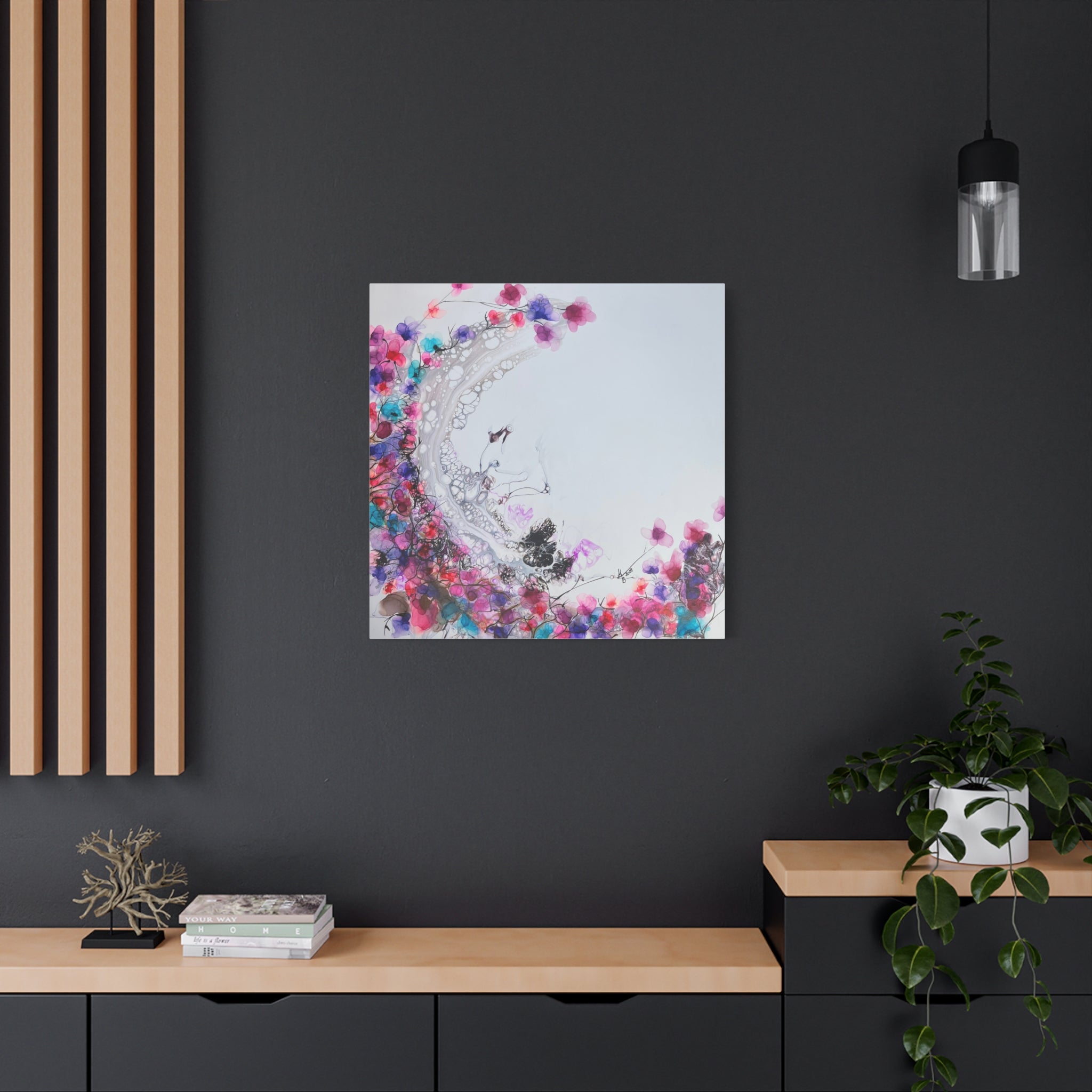 Taste of Coffee – Abstraktes modernes Kunstwerk | Energetische Wandkunst