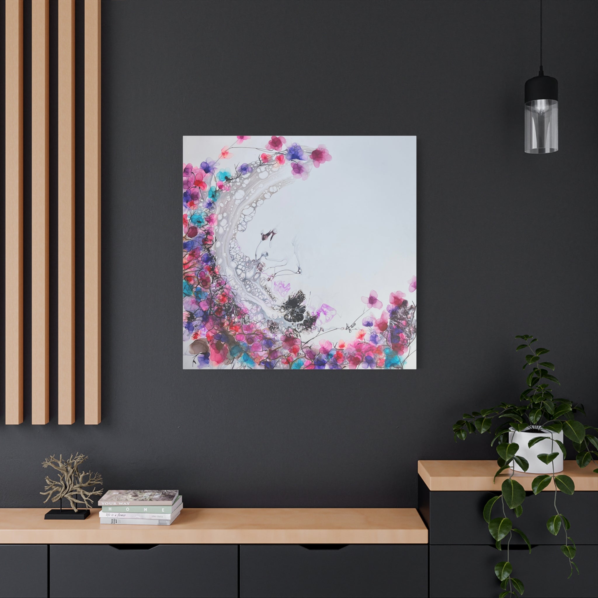 Taste of Coffee – Abstraktes modernes Kunstwerk | Energetische Wandkunst