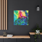 The World Is Burning – Expressives abstraktes Gemälde | Moderne transformative Kunst