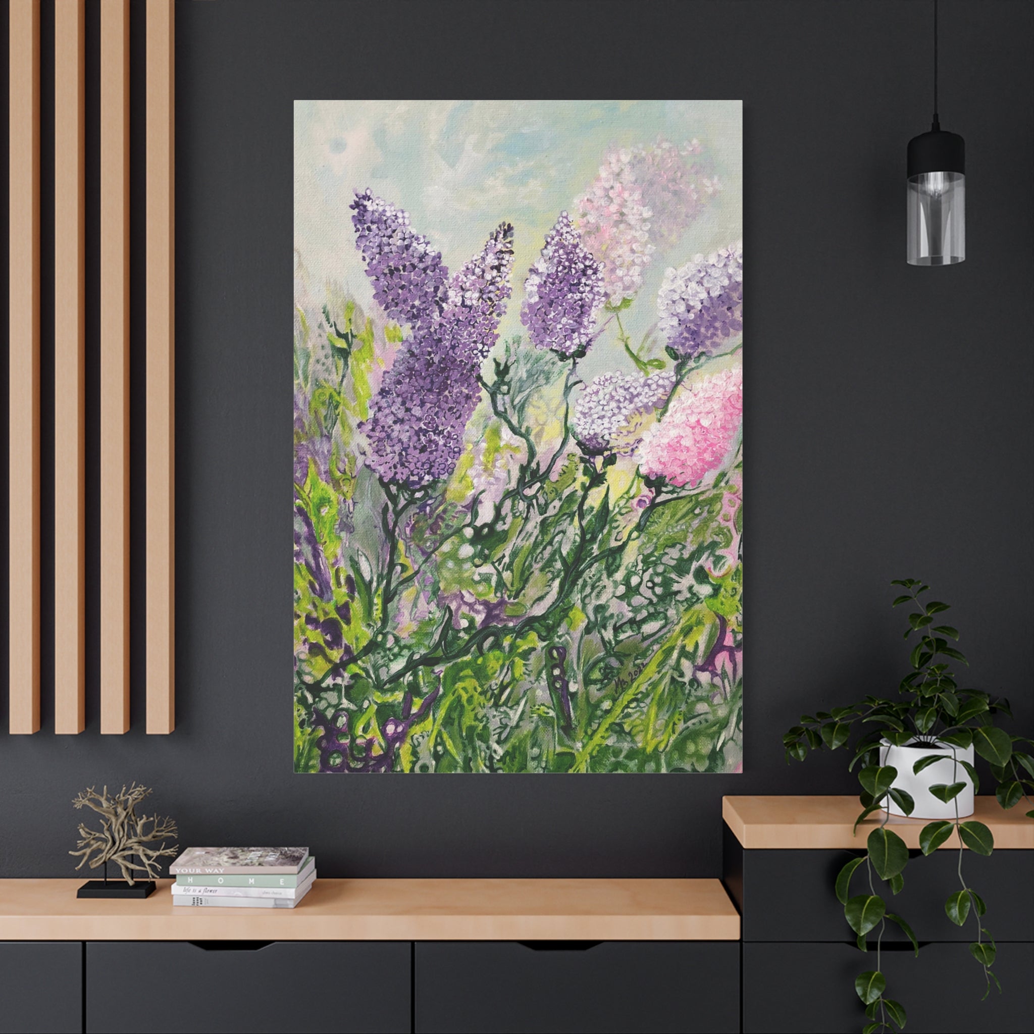 Lilac – Lilac Art Canvas Print