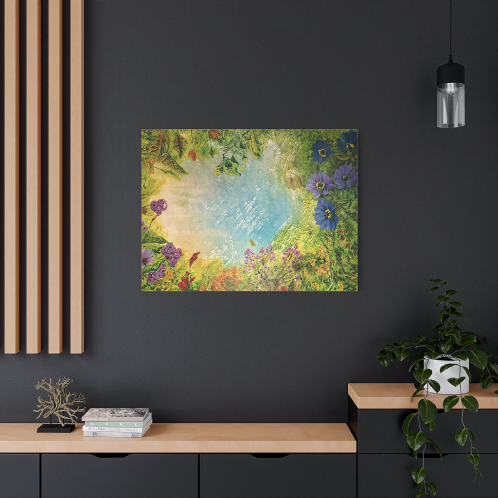 The Portal – Naturinspiriertes abstraktes Kunstwerk | Energetische moderne Wandkunst