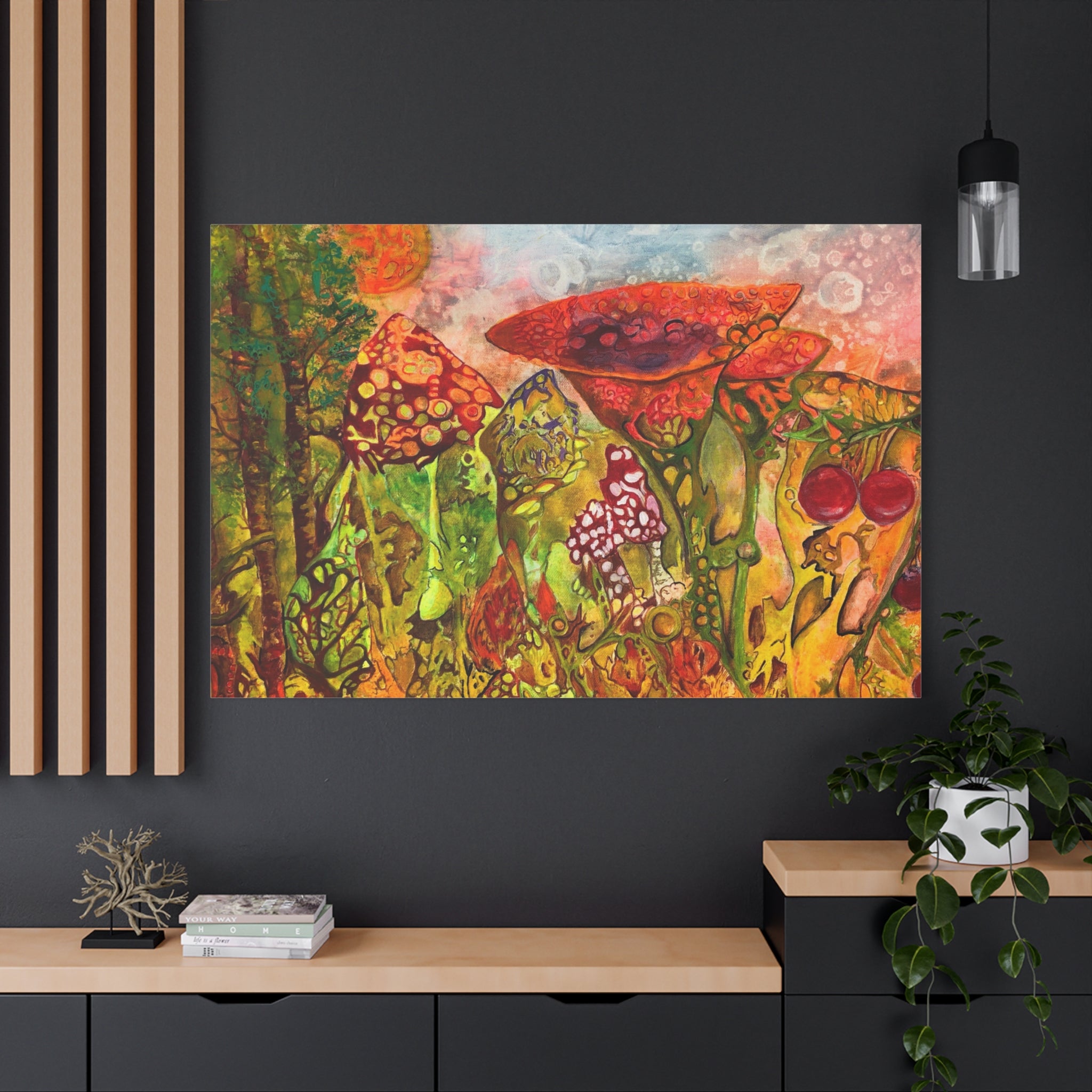 Good Morning Forest – Exklusive Kunst auf Leinwand