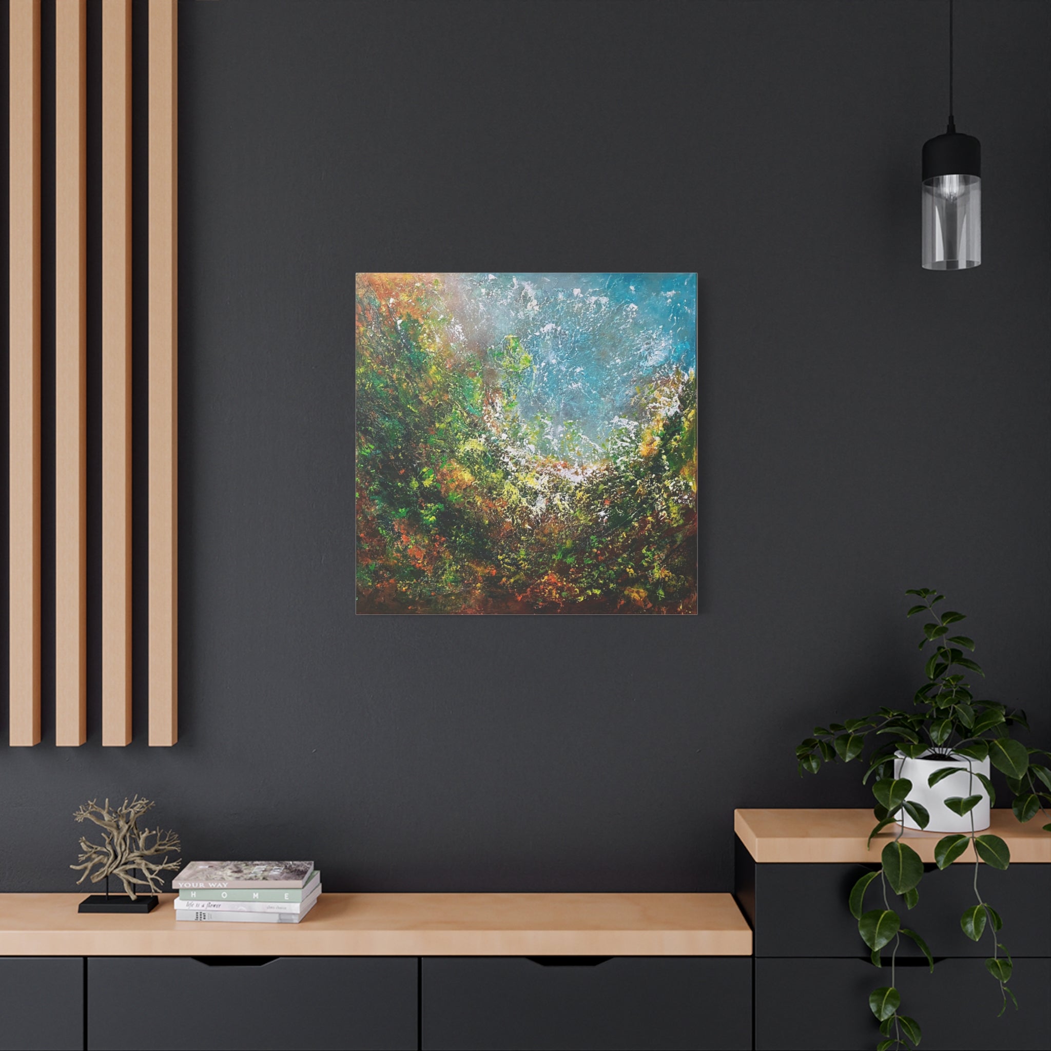 Healing Abstract II – Abstract Canvas Print | Energetic Mixed Media Art in Balance 