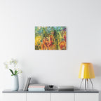 Secret Garden – intuitive Kunst Leinwanddruck | abstrakte Naturformen Kunst