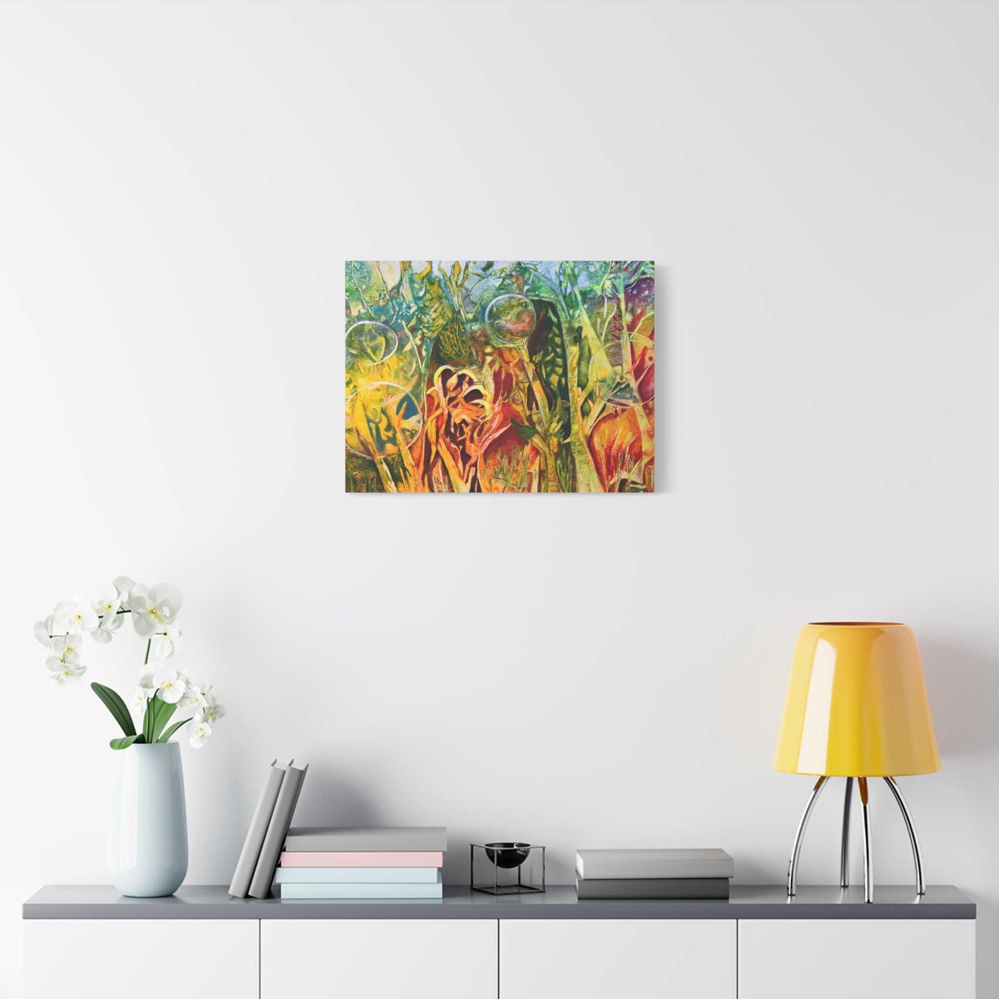 Secret Garden – intuitive Kunst Leinwanddruck | abstrakte Naturformen Kunst