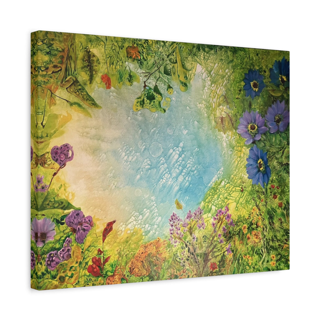 The Portal – Naturinspiriertes abstraktes Kunstwerk | Energetische moderne Wandkunst