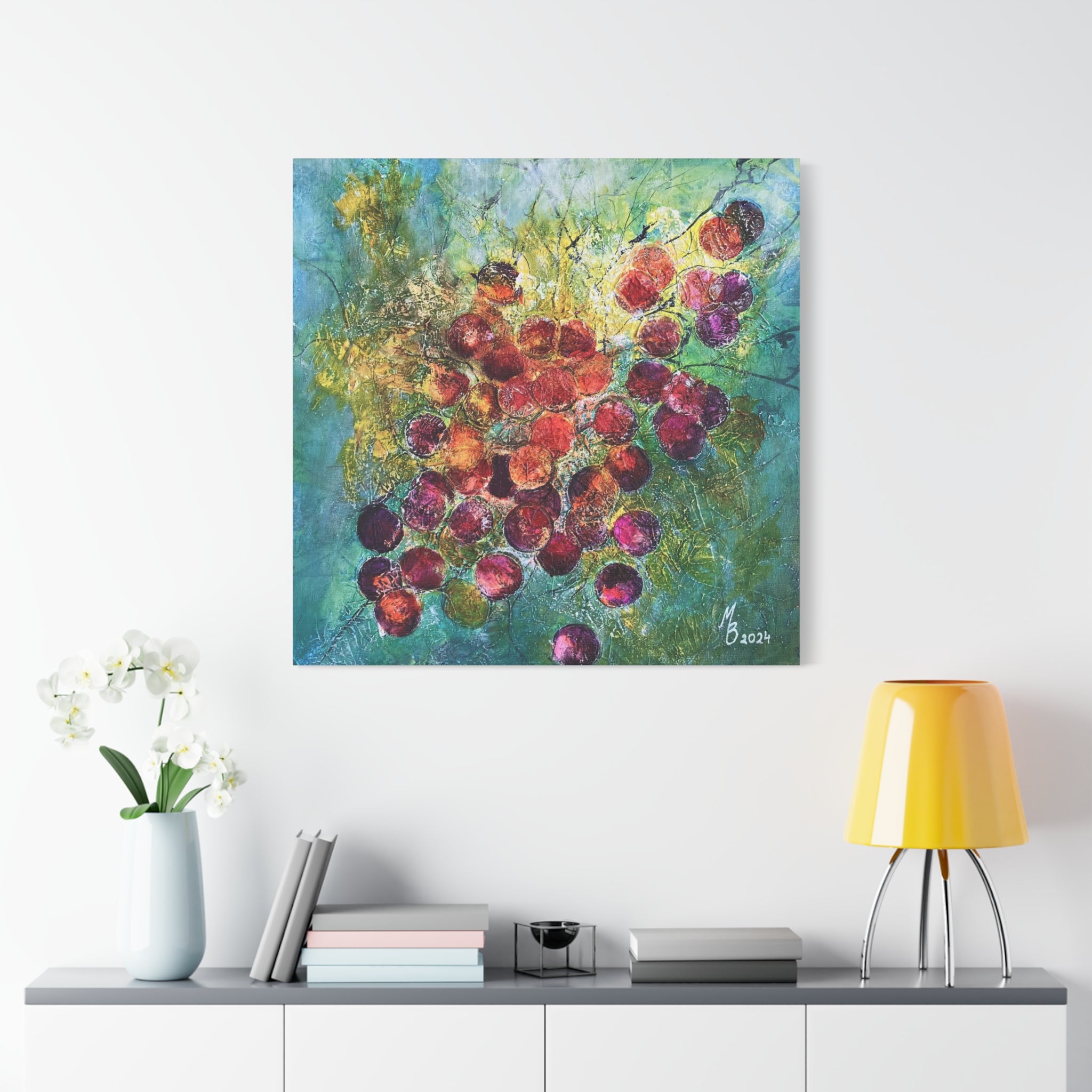 Fruits of Life – Emotional Modern Art | Abstract Canvas Print | Profound Wall Art