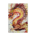 Dragon of Weifang – Fluid Art Drache, moderne Mythologie Leinwanddruck
