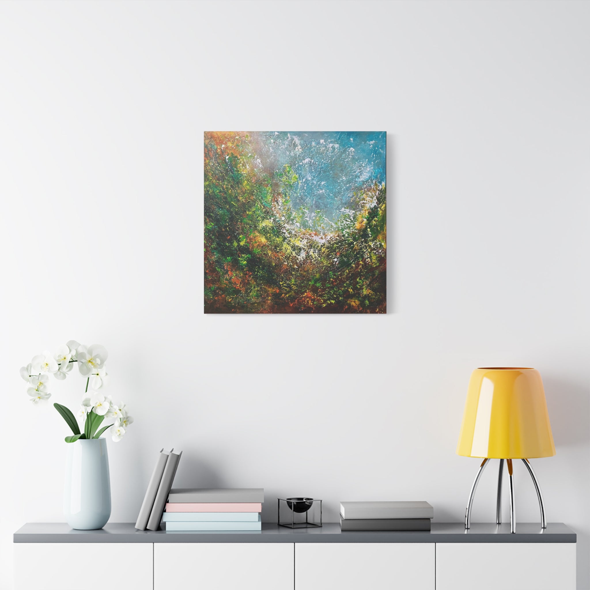 Healing Abstract II – Abstract Canvas Print | Energetic Mixed Media Art in Balance 