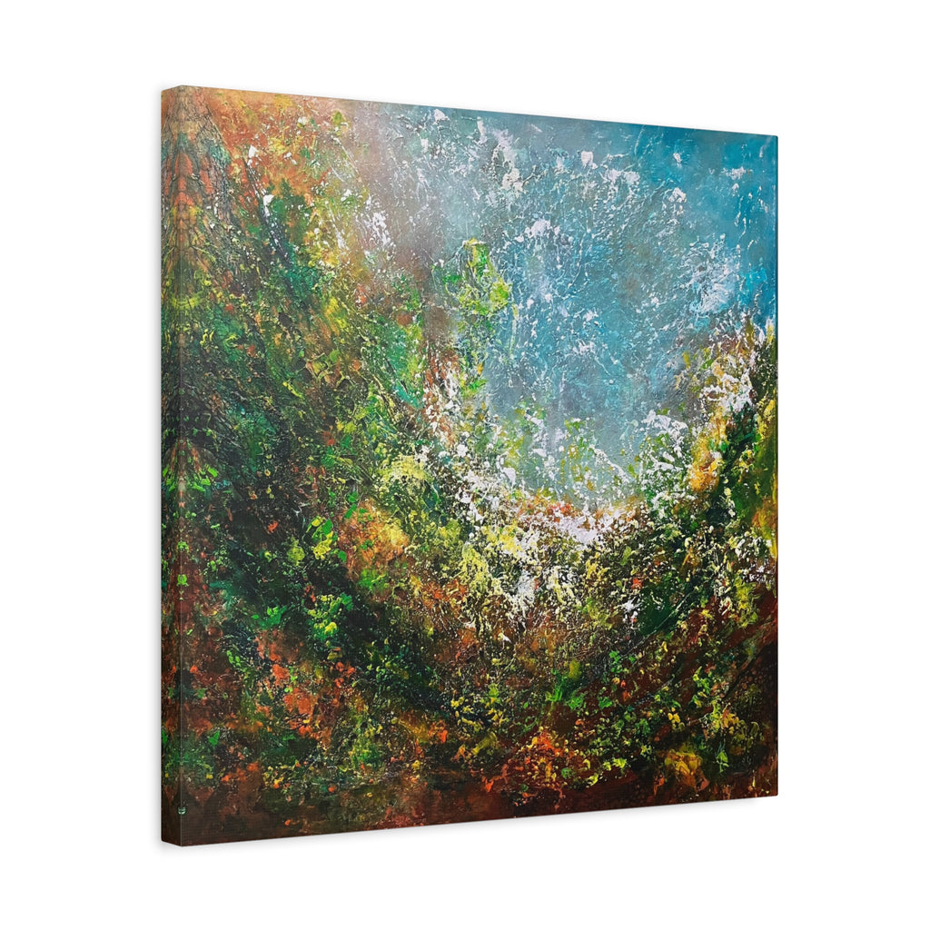 Healing Abstract II – Abstract Canvas Print | Energetic Mixed Media Art in Balance 