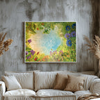 The Portal – Naturinspiriertes abstraktes Kunstwerk | Energetische moderne Wandkunst