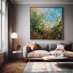 Healing Abstract II – Abstract Canvas Print | Energetic Mixed Media Art in Balance 