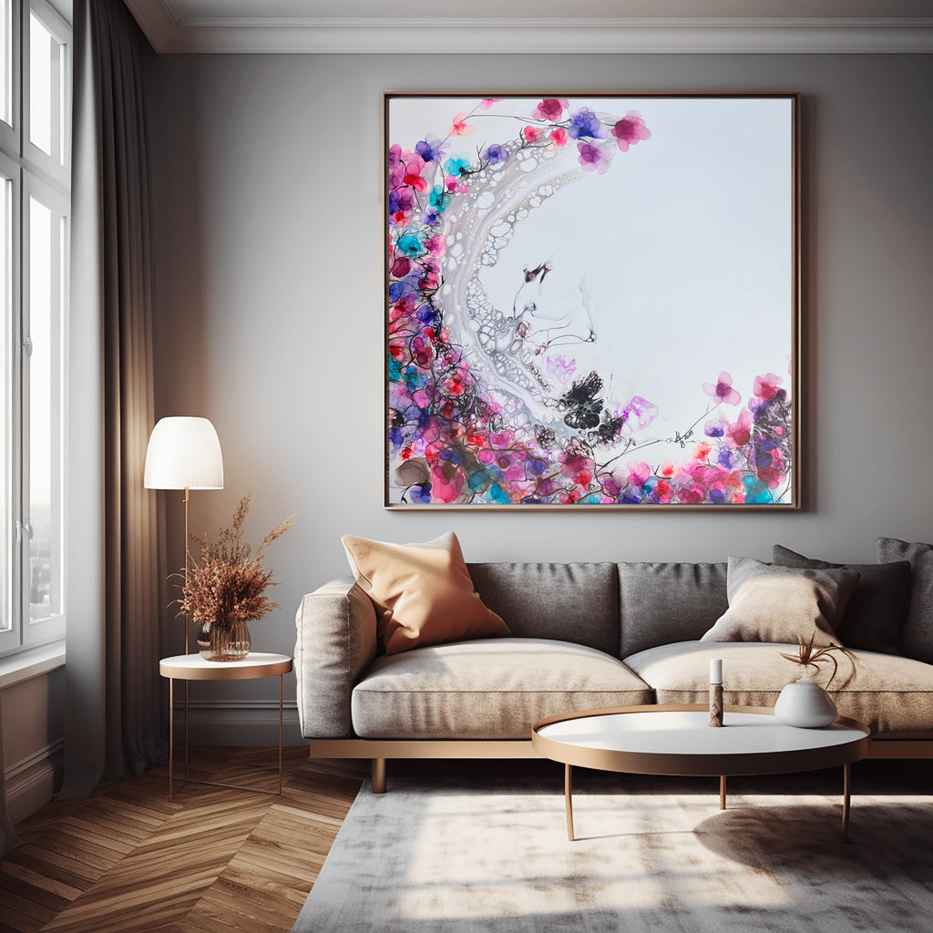 Taste of Coffee – Abstraktes modernes Kunstwerk | Energetische Wandkunst