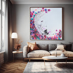 Taste of Coffee – Abstraktes modernes Kunstwerk | Energetische Wandkunst