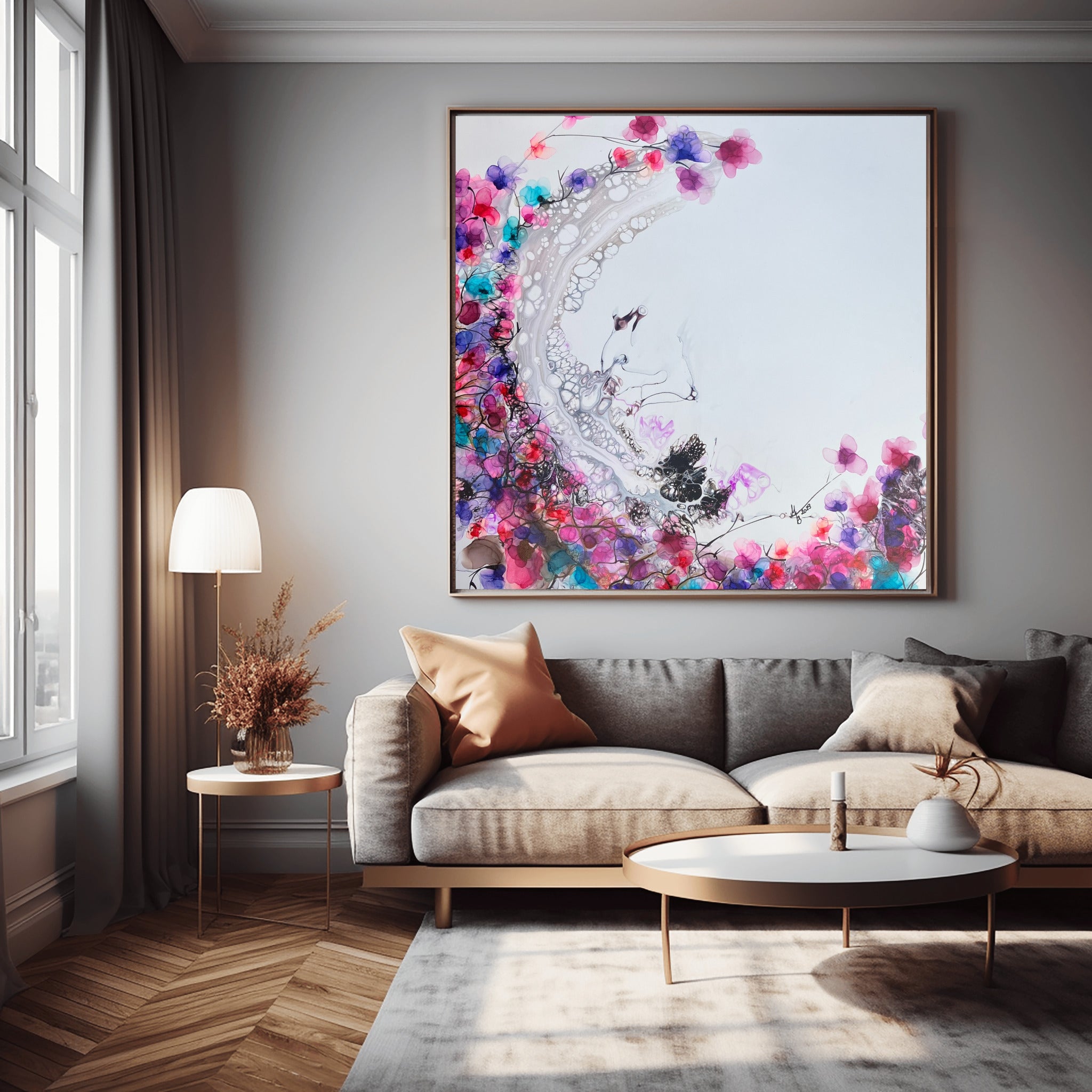 Taste of Coffee – Abstract Modern Artwork | Energetic Wall Art