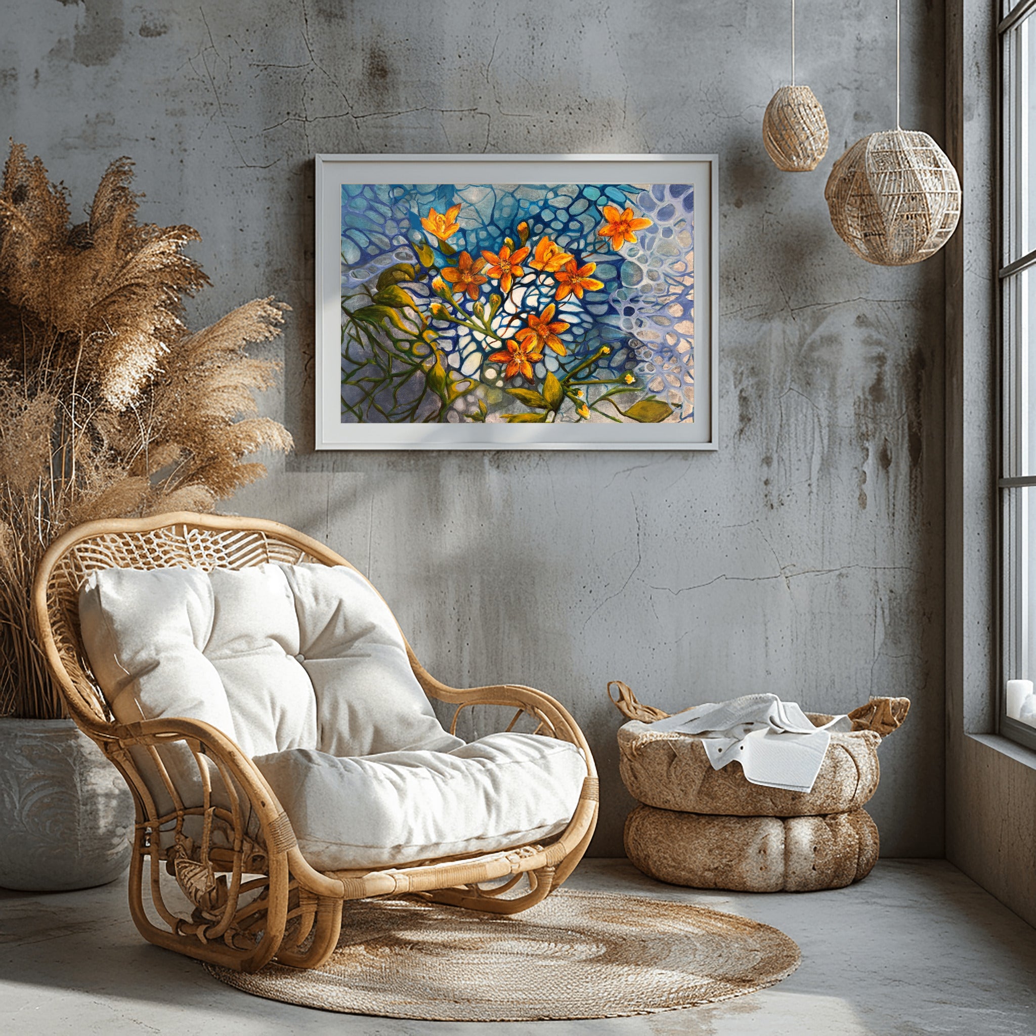 Blumen im Licht – Exklusive Kunst auf Leinwand