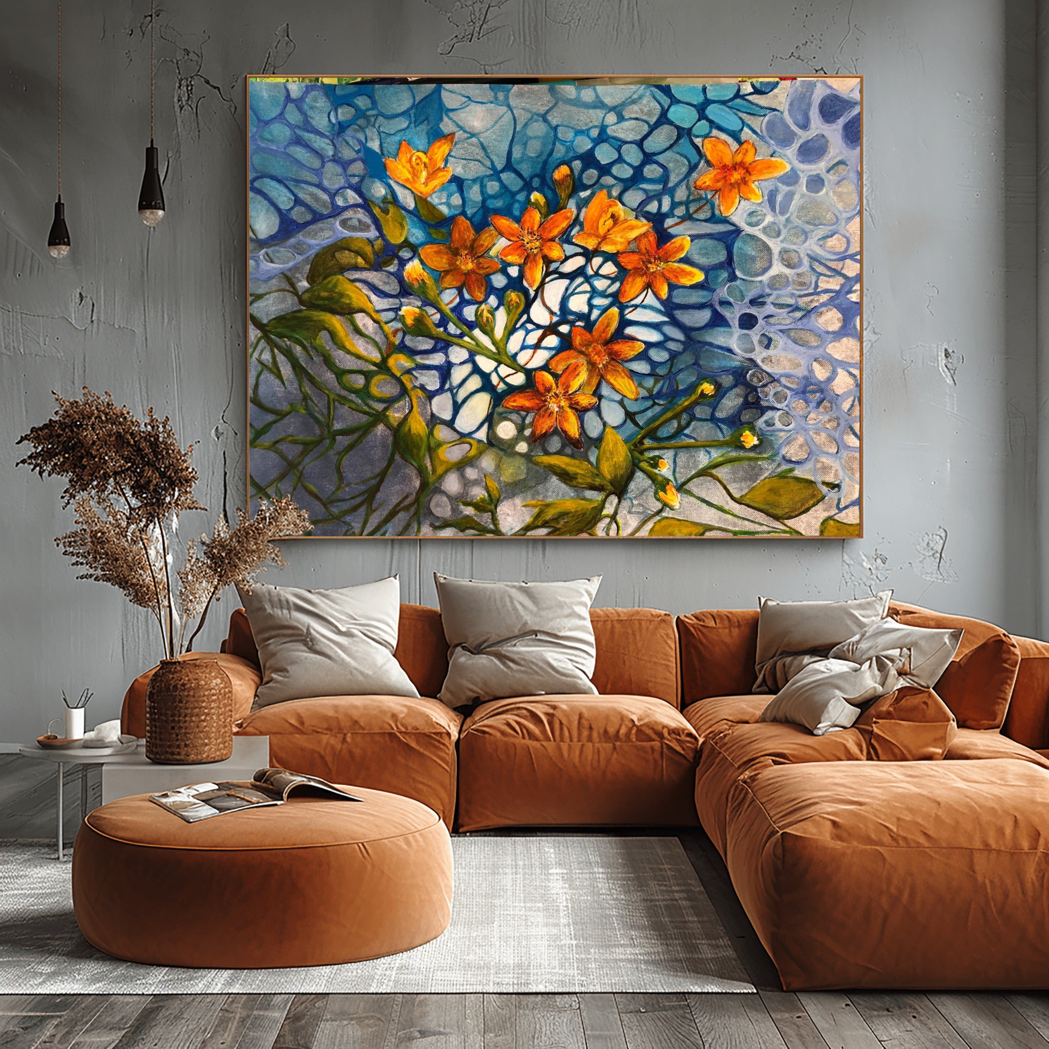 Blumen im Licht – Exklusive Kunst auf Leinwand