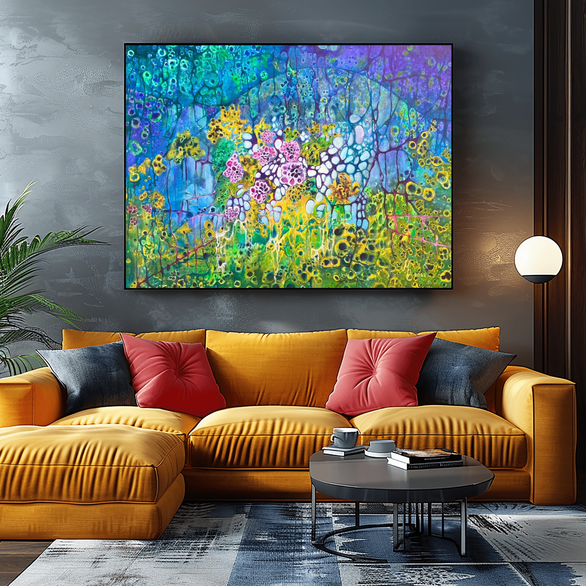 Microcosm of the Deep – Exclusive Art on Canvas