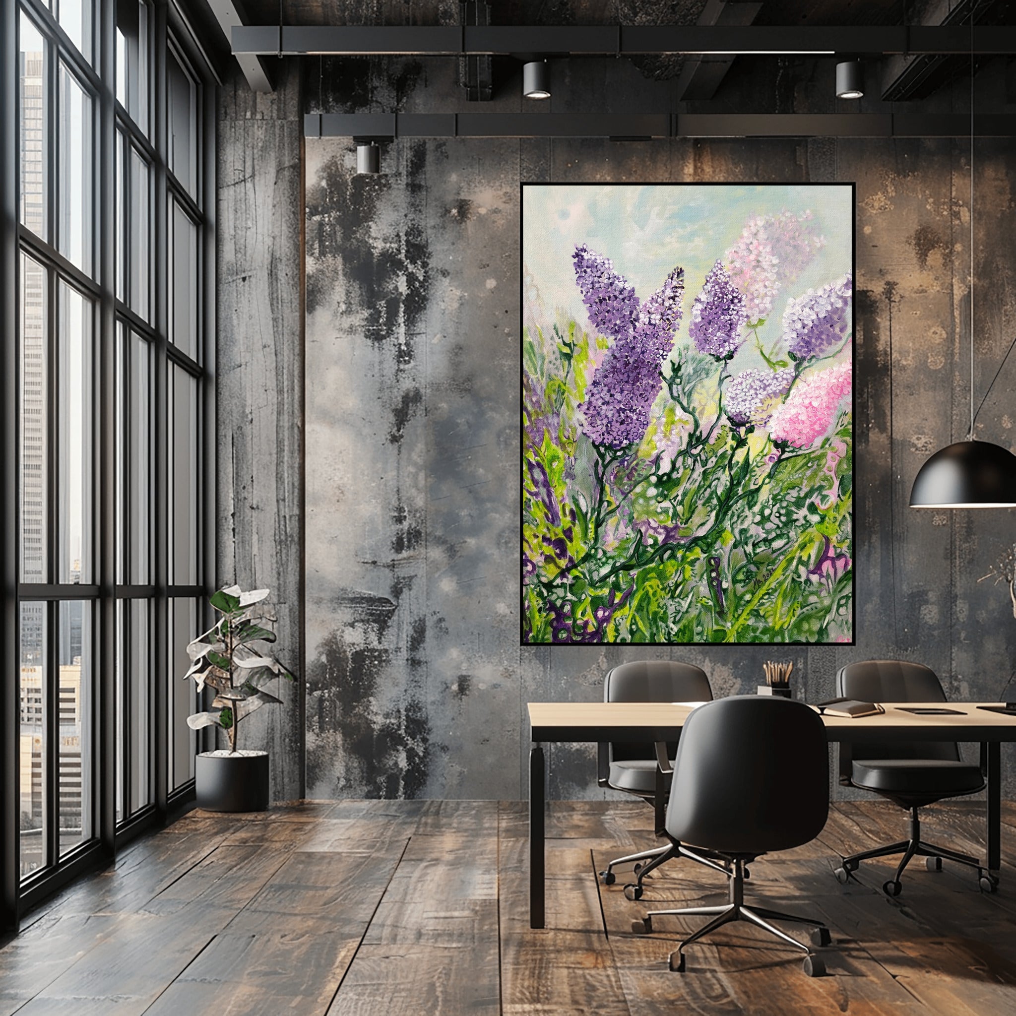 Lilac – Lilac Art Canvas Print